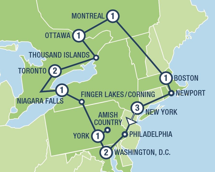 east coast usa tours packages